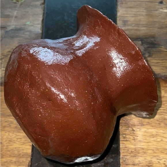 Brutalist looking clay vase - Picture 2 of 5